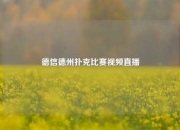 德信德州扑克比赛视频直播