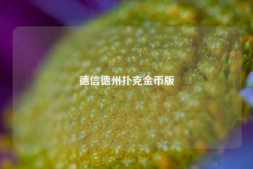 德信德州扑克金币版